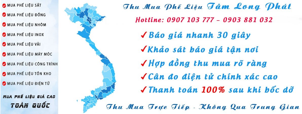 Thu mua phế liệu giá cao Tâm Long Phát